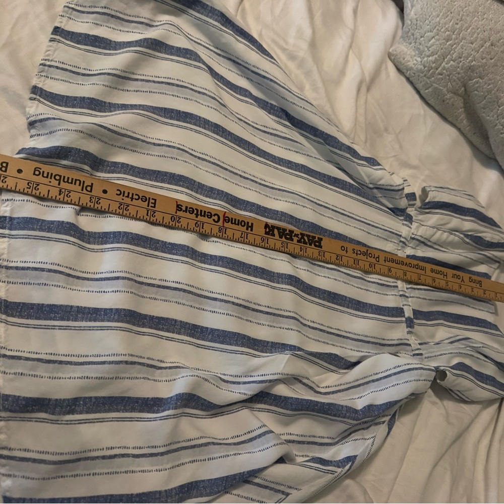 Hollister Blue Stripe Cutout Mini Dress Medium - Picture 7 of 8